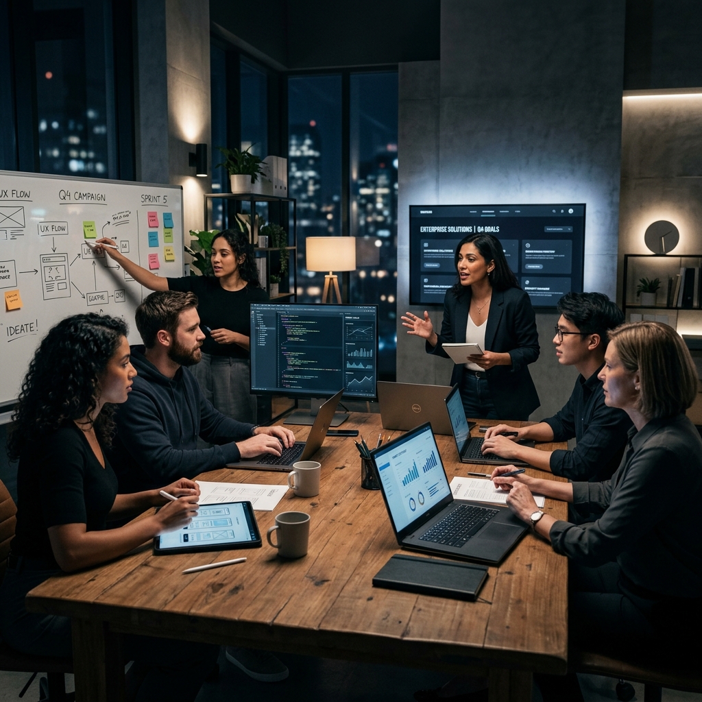 Creative team collaboration